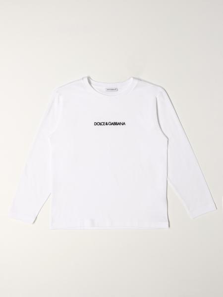 Dolce & Gabbana kids: Dolce & Gabbana cotton t-shirt with logo