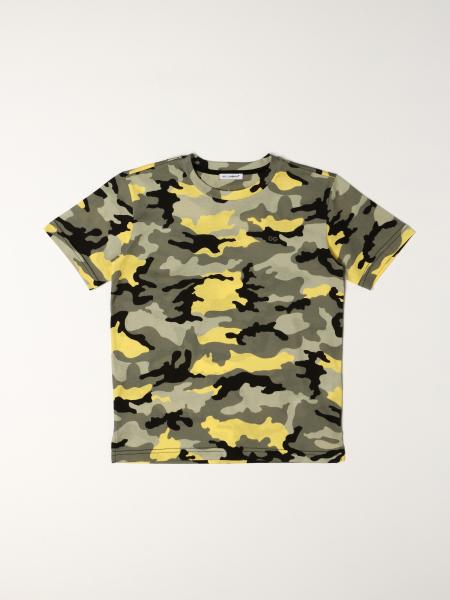 T-shirt Dolce & Gabbano in cotone camouflage