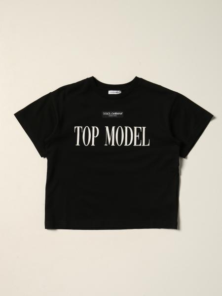 Dolce & Gabbana: T-shirt Dolce & Gabbana in cotone con stampa