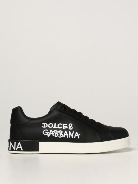 Dolce & Gabbana kids: Dolce & Gabbana sneakers in leather