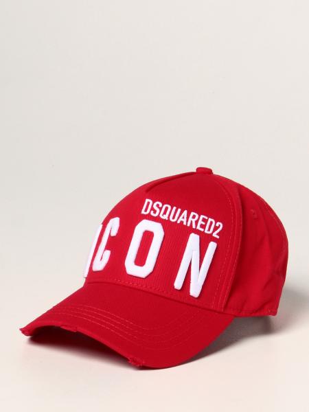 DSQUARED2: Icon baseball cap - Red | Dsquared2 hat BCM041205C00001 ...