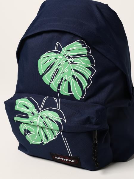 EASTPAK: Zaino Padded Pak'r con foglie - Blue | Zaino Eastpak EK000620 K54  GIGLIO.COM