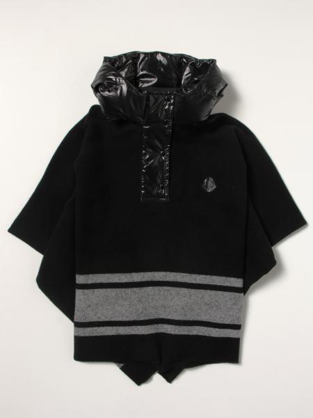 Moncler cape with hood and logo