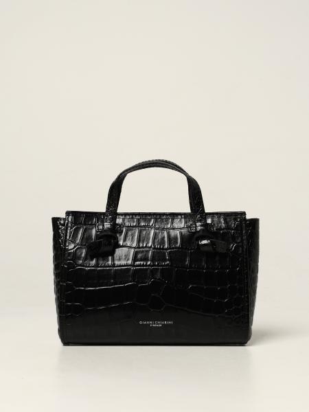 Gianni Chiarini Club Marcella bag in crocodile print leather