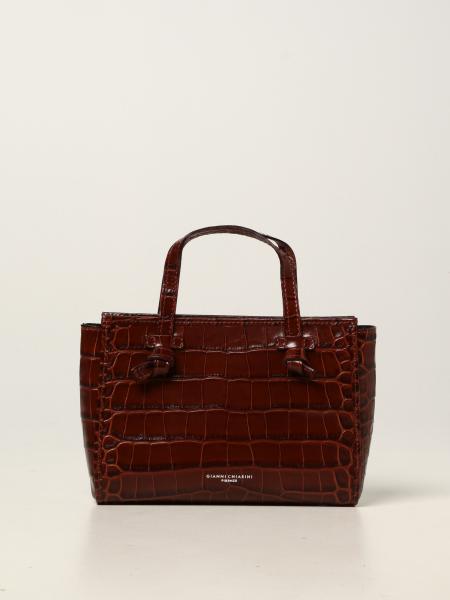 Gianni Chiarini Club Marcella bag in crocodile print leather