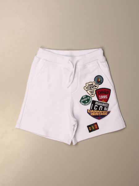 Dsquared2 Junior jogging bermuda shorts with patches