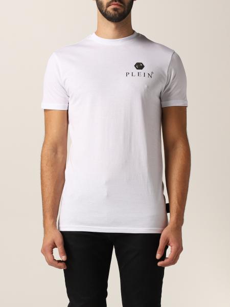 PHILIPP PLEIN: Iconic cotton T-shirt - White | Philipp Plein t-shirt ...