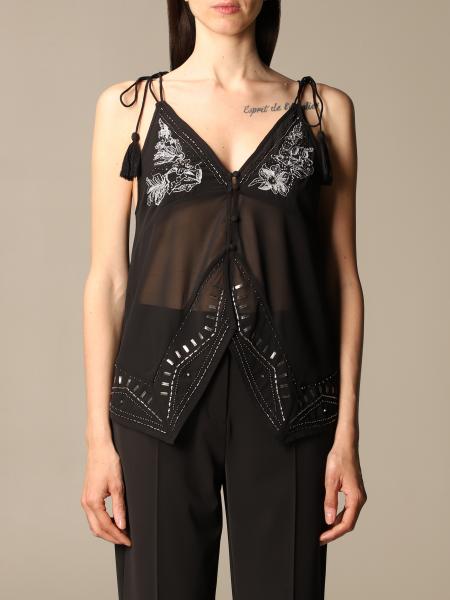 Patrizia Pepe top with embroidery