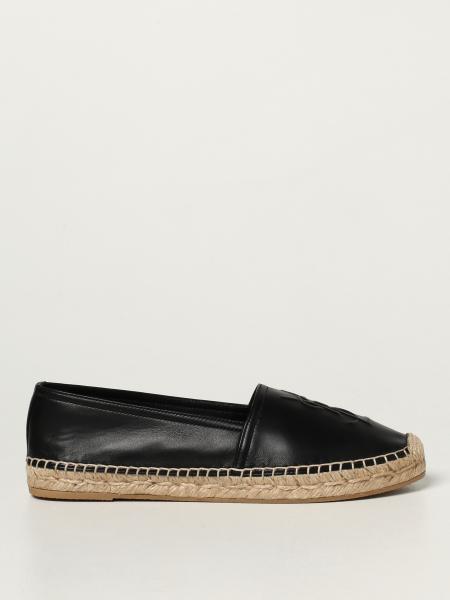 Saint Laurent espadrilles in nappa leather with embossed logo