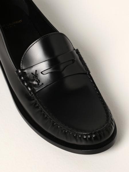 SAINT LAURENT: Shoes men - Black | Loafers Saint Laurent 670231 