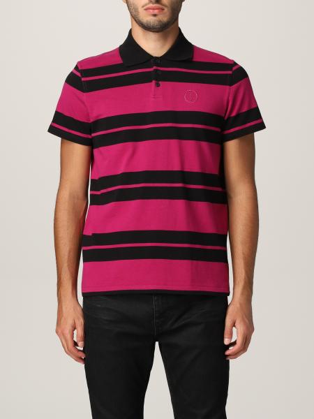 Polo Saint Laurent in cotone a righe