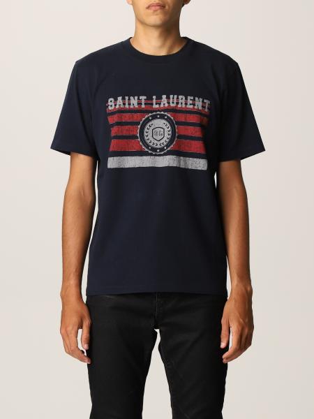 Saint Laurent uomo: T-shirt League Saint Laurent in cotone