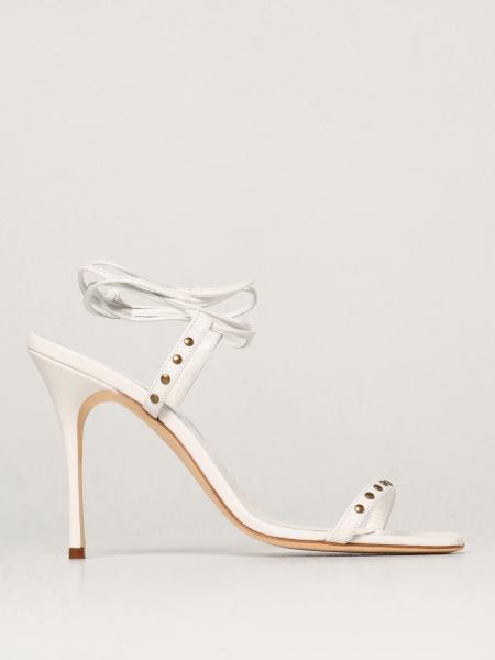 Morata Manolo Blahnik sandals in leather with studs