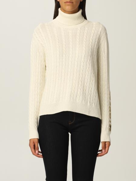 Love Moschino turtleneck in wool blend with heart