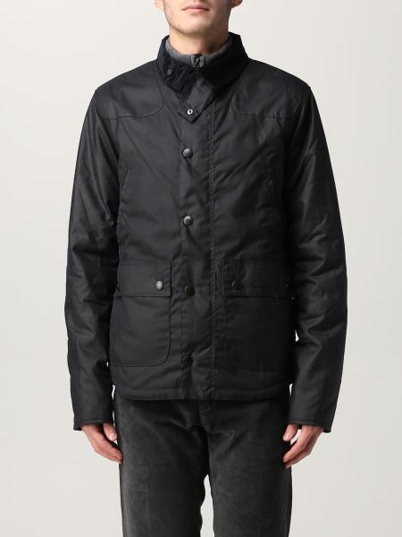 BARBOUR: jacket for man - Navy | Barbour jacket MWX1106 MWX online at ...