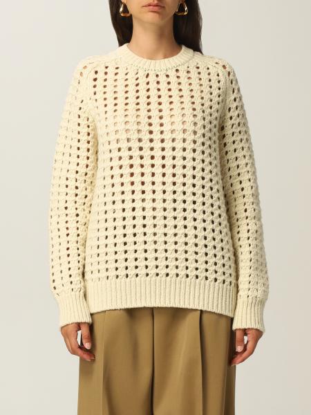 Bottega Veneta women: Bottega Veneta wool sweater with holes