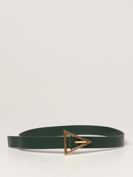 Bottega Veneta triangular leather belt
