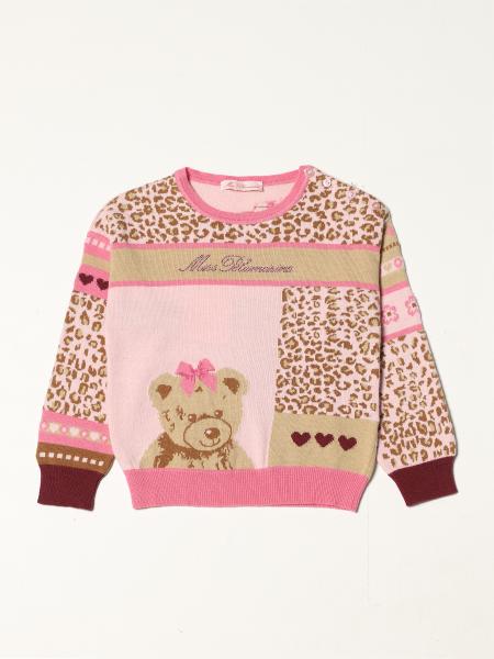 Miss Blumarine girls' clothing: Sweater kids Miss Blumarine