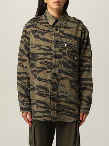Camicia military stampa camouflage