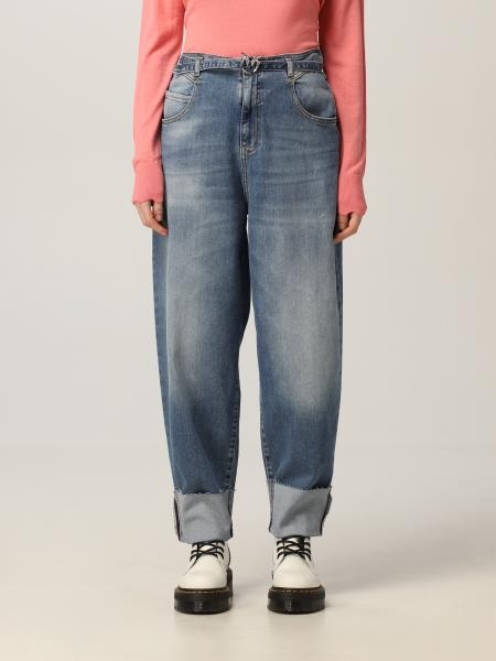 Pinko jeans in washed denim