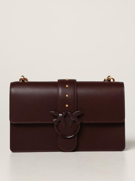 Love classic Icon Maxy chain Pinko bag in leather