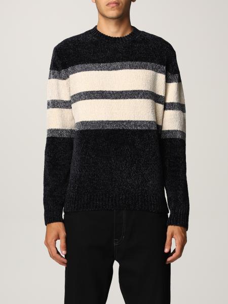 Emporio Armani sweater in color block terry