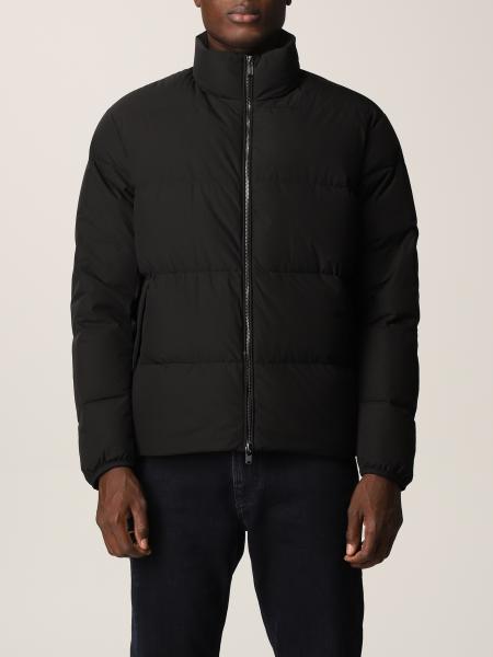 Emporio Armani men: Emporio Armani down jacket in padded and quilted nylon