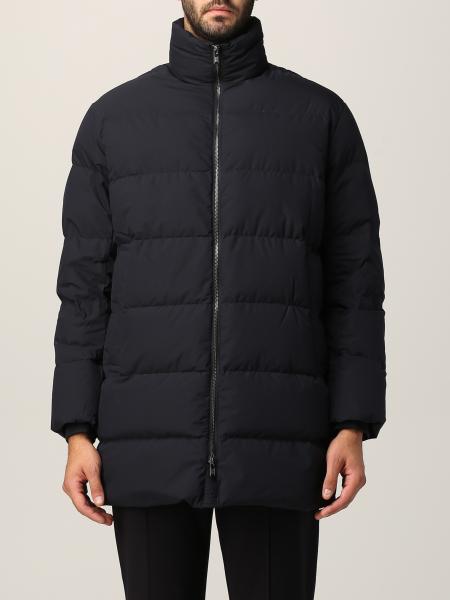 EMPORIO ARMANI：ジャケット メンズ - ネイビー | GIGLIO.COM 