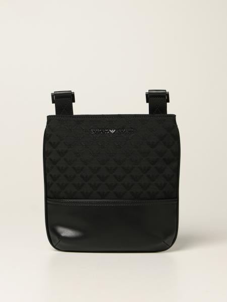 Emporio Armani EA7 TRAIN CORE U POUCH BAG SMALL A - MAN'S POUCH BAG Black /  White - Free delivery | Spartoo NET ! - Bags Pouches / Clutches USD/$60.00