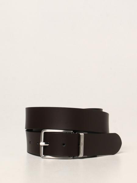 Emporio Armani men: Reversible Emporio Armani leather belt