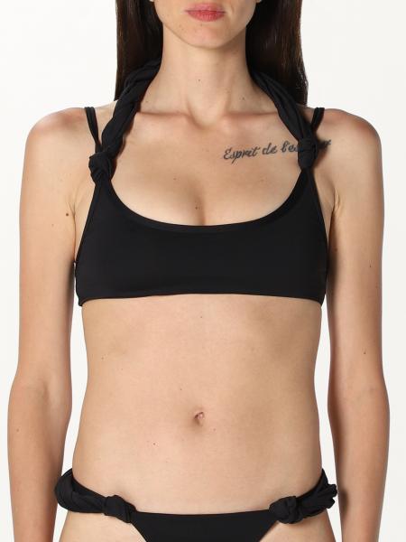 The Attico bikini top in opaque fabric