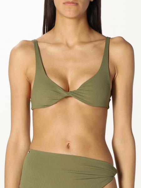 The Attico bikini top in opaque fabric