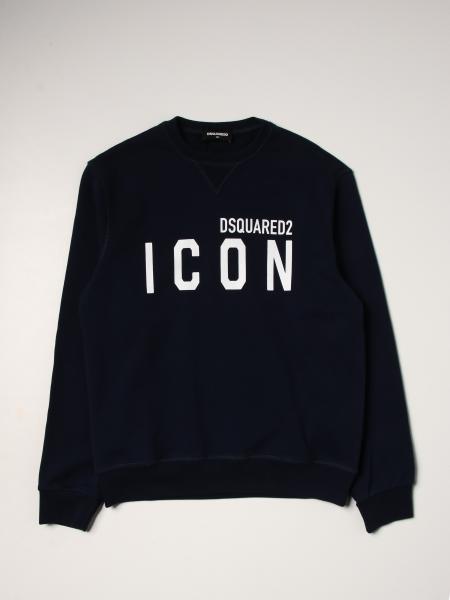 Dsquared2 Junior cotton sweatshirt with Icon logo