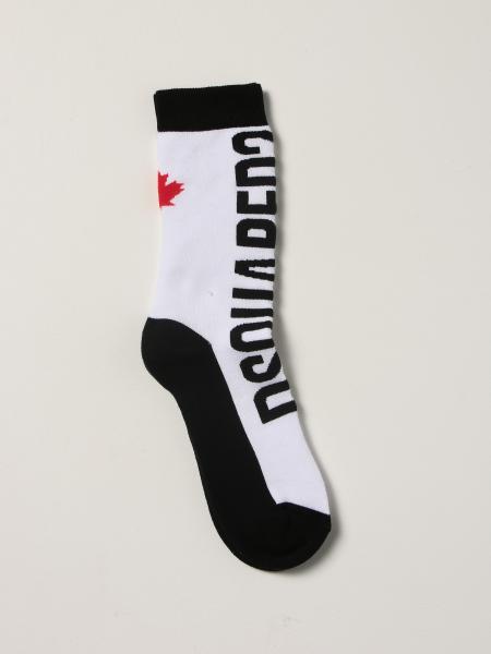 Dsquared2 Junior socks in stretch cotton