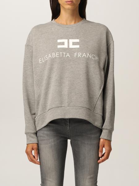 Elisabetta Franchi sweatshirt in cotton with logo