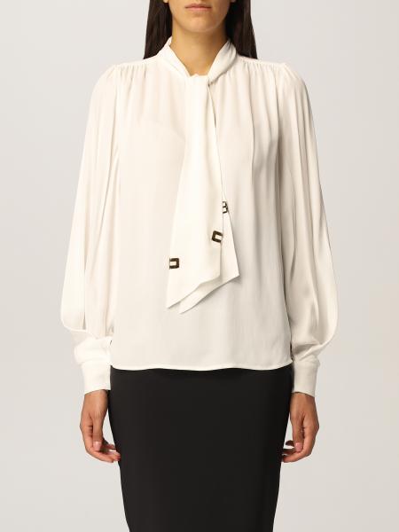 Elisabetta Franchi elegant blouse with sash