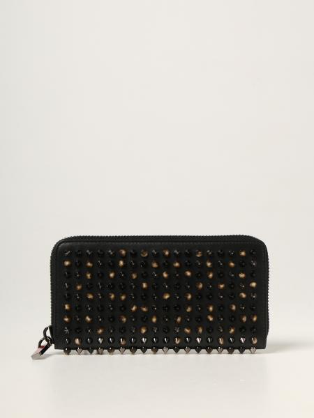Panettone Christian Louboutin wallet with all over studs