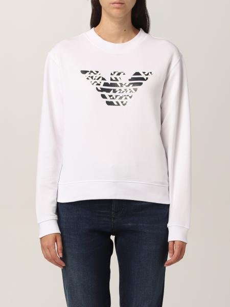 armani sweatshirt white