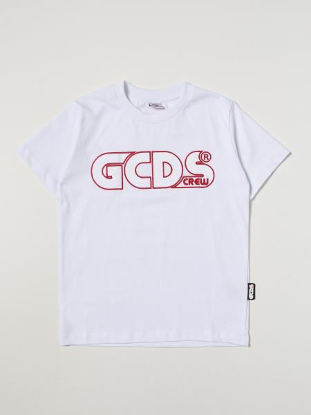 T-shirt Gcds Crew con logo in cotone