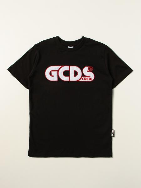T-shirt Gcds Crew con logo in cotone
