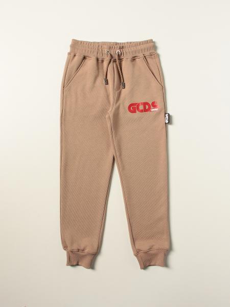 Gcds cotton jogging trousers with big logo