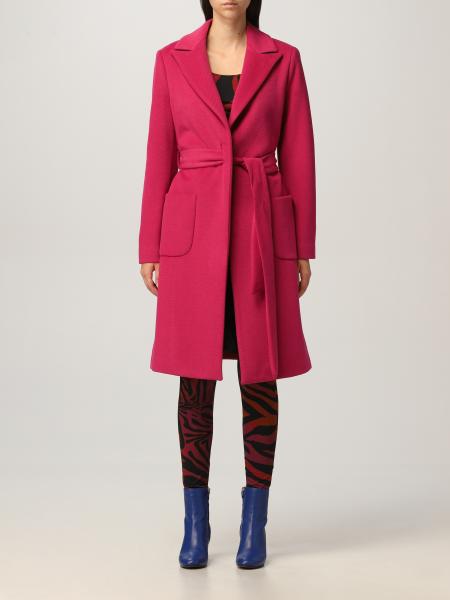 HANITA: coat for woman - Fuchsia | Hanita coat HK877 3187 online on ...