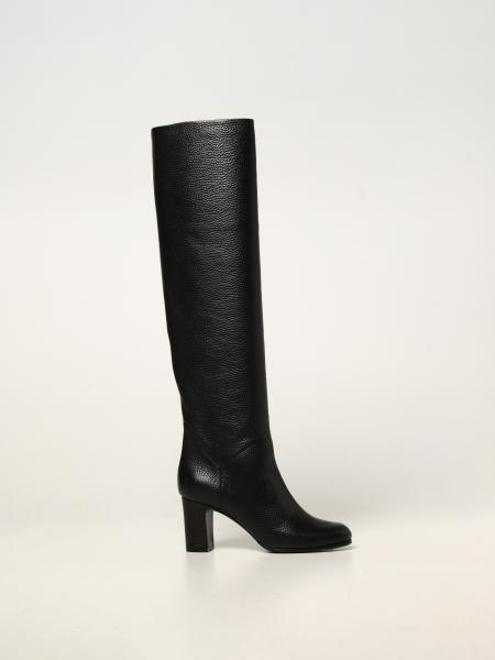 L'autre Chose women: L'autre Chose boots in grained leather