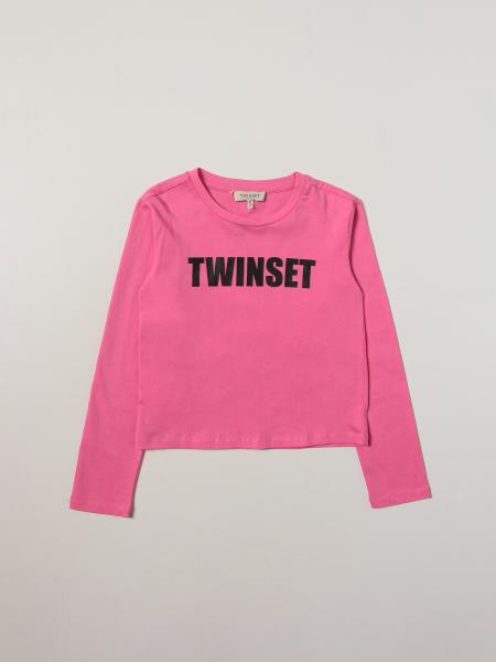 Twin-Set: T-shirt Twin-set in jersey di cotone