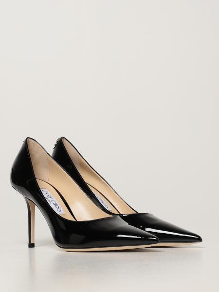 JIMMY CHOO: Love patent leather pumps - Black | Jimmy Choo pumps LOVE ...