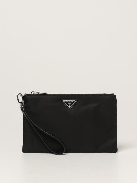 Prada Clutch Bag Black Leather ref.441888 - Joli Closet