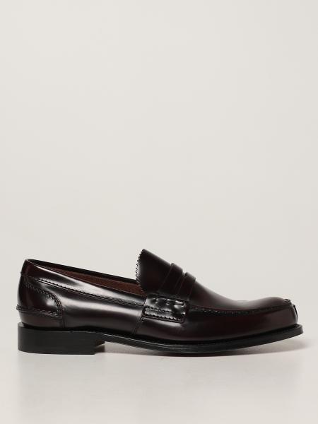 Church's Tunbridge loafer in brushed leather