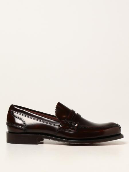Church's Tunbridge loafer in brushed leather