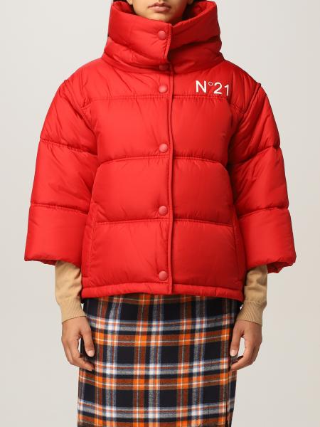 N° 21: N ° 21 down jacket in quilted nylon