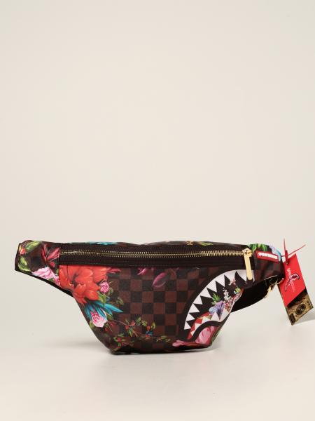 Sprayground belt bag in vegan leather with shark mouth